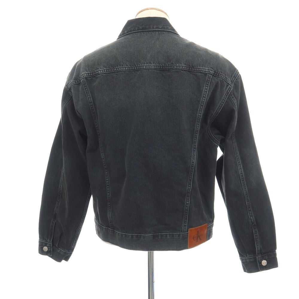 【中古】【未使用】カルバンクラインジーンズ Calvin klein Jeans コットン デニムジャケット グレーブラック【サイズサイズS(US)/ASIA(M)】【 状態ランクS 】【 メンズ 】