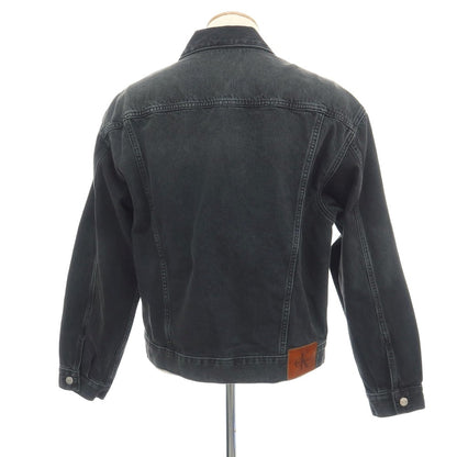 【中古】【未使用】カルバンクラインジーンズ Calvin klein Jeans コットン デニムジャケット グレーブラック【サイズサイズS(US)/ASIA(M)】【 状態ランクS 】【 メンズ 】