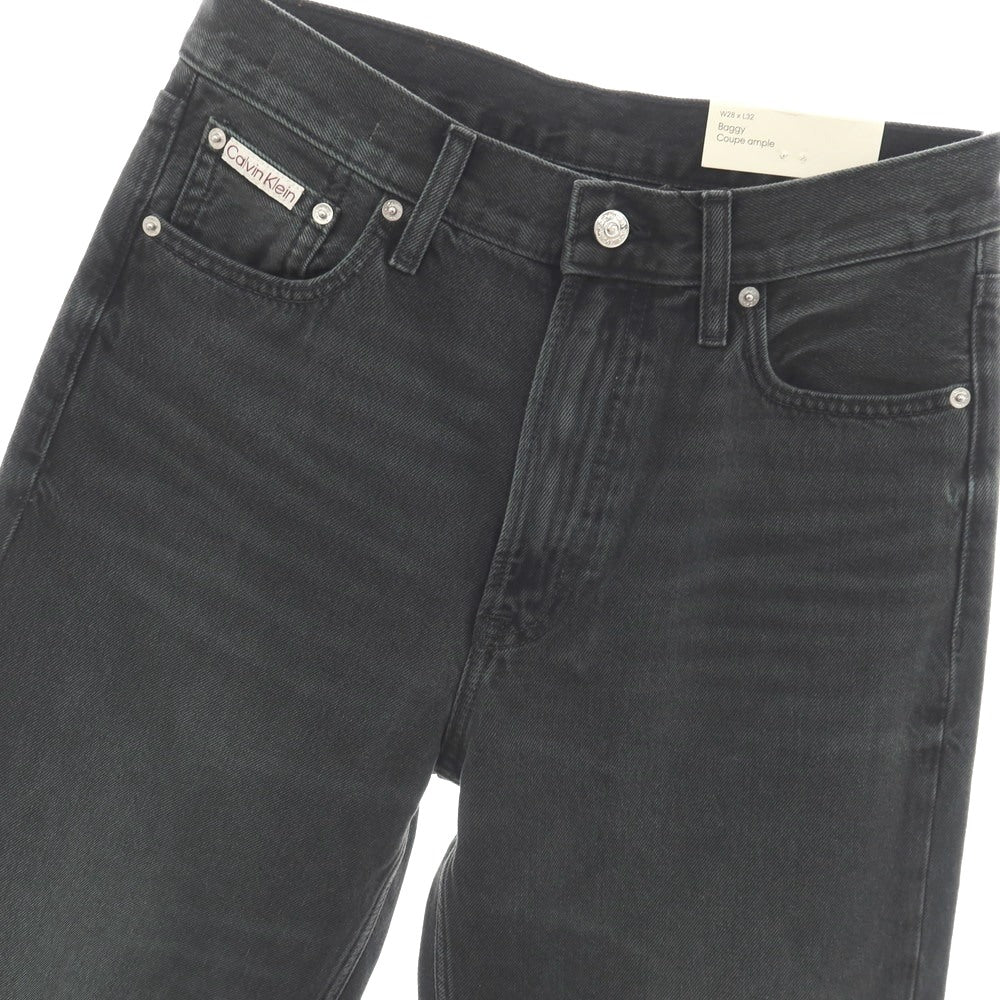 【中古】【未使用】カルバンクラインジーンズ Calvin klein Jeans Baggy Coupe ample コットン デニムパンツ ジーンズ グレーブラック【サイズ28】【 状態ランクS 】【 メンズ 】
