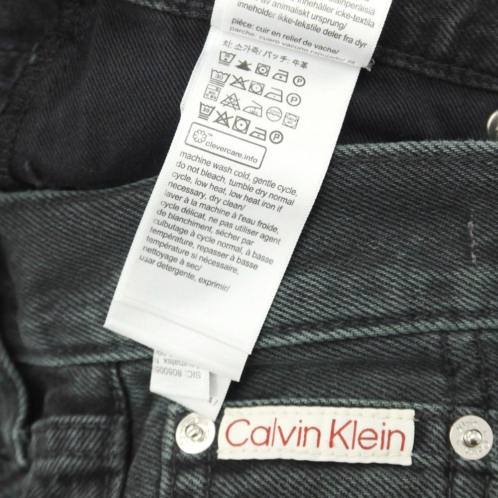 【中古】【未使用】カルバンクラインジーンズ Calvin klein Jeans Baggy Coupe ample コットン デニムパンツ ジーンズ グレーブラック【サイズ28】【 状態ランクS 】【 メンズ 】