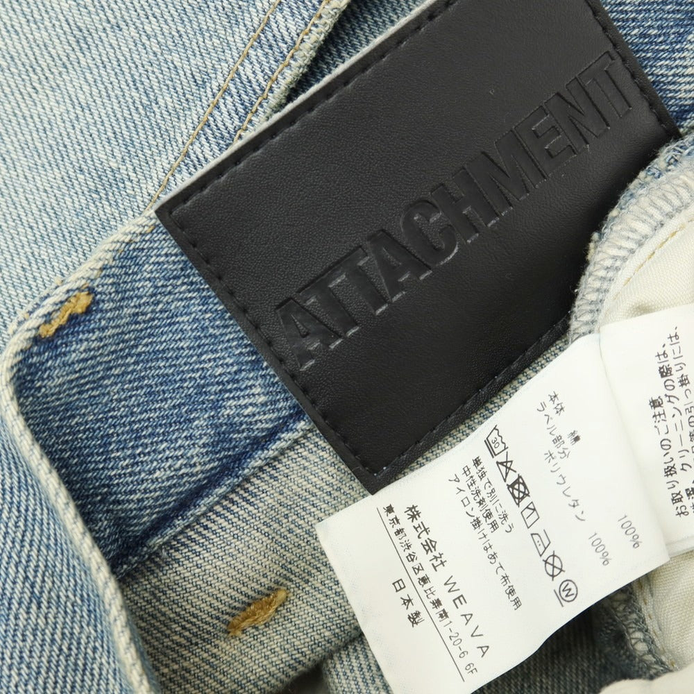 【中古】アタッチメント ATTACHMENT 2026年春夏 コットン デニムパンツ ジーンズ ブルー【サイズ2】【 状態ランクB 】【 メンズ 】