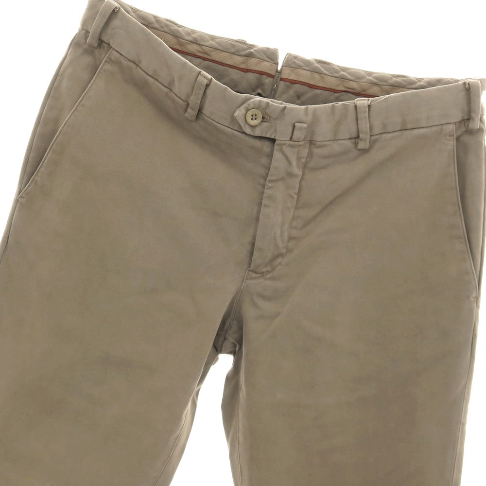 【中古】ロロピアーナ Loro Piana ストレッチ コットン カジュアルスラックスパンツ ダークグレージュ【サイズ46】【 状態ランクC 】【 メンズ 】