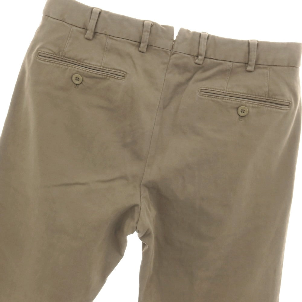 【中古】ロロピアーナ Loro Piana ストレッチ コットン カジュアルスラックスパンツ ダークグレージュ【サイズ46】【 状態ランクC 】【 メンズ 】