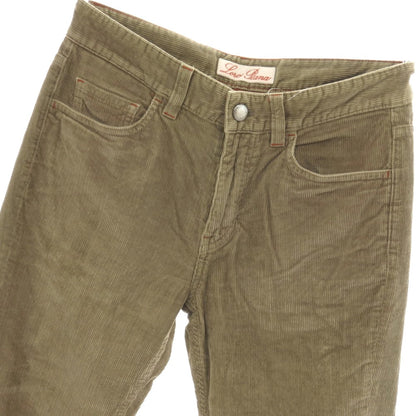 【中古】ロロピアーナ Loro Piana コットンカシミヤ 中太畝 コーデュロイパンツ カーキ【サイズ30】【 状態ランクC 】【 メンズ 】