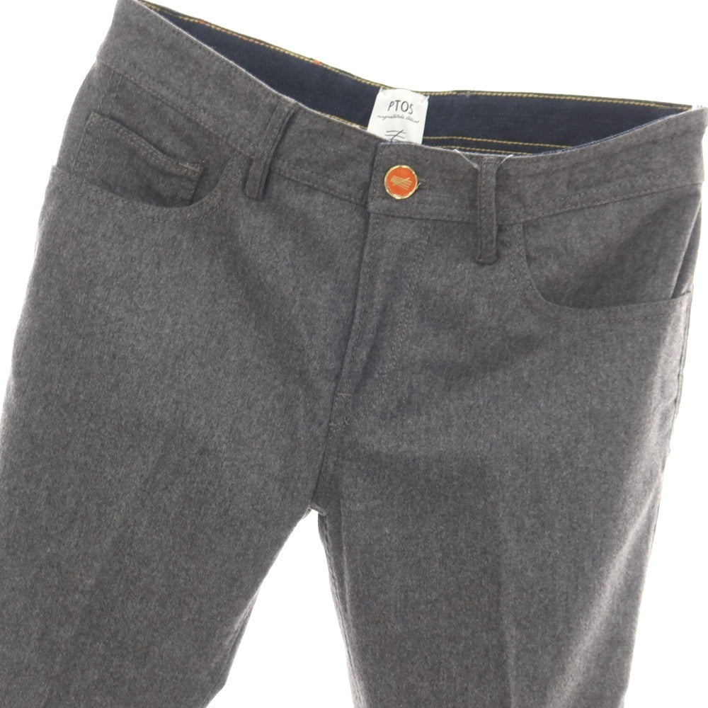 【中古】ピーティーゼロチンクエ PT05 SWING ウールポリウレタン 5ポケットパンツ グレー【サイズ31】【 状態ランクB 】【 メンズ 】