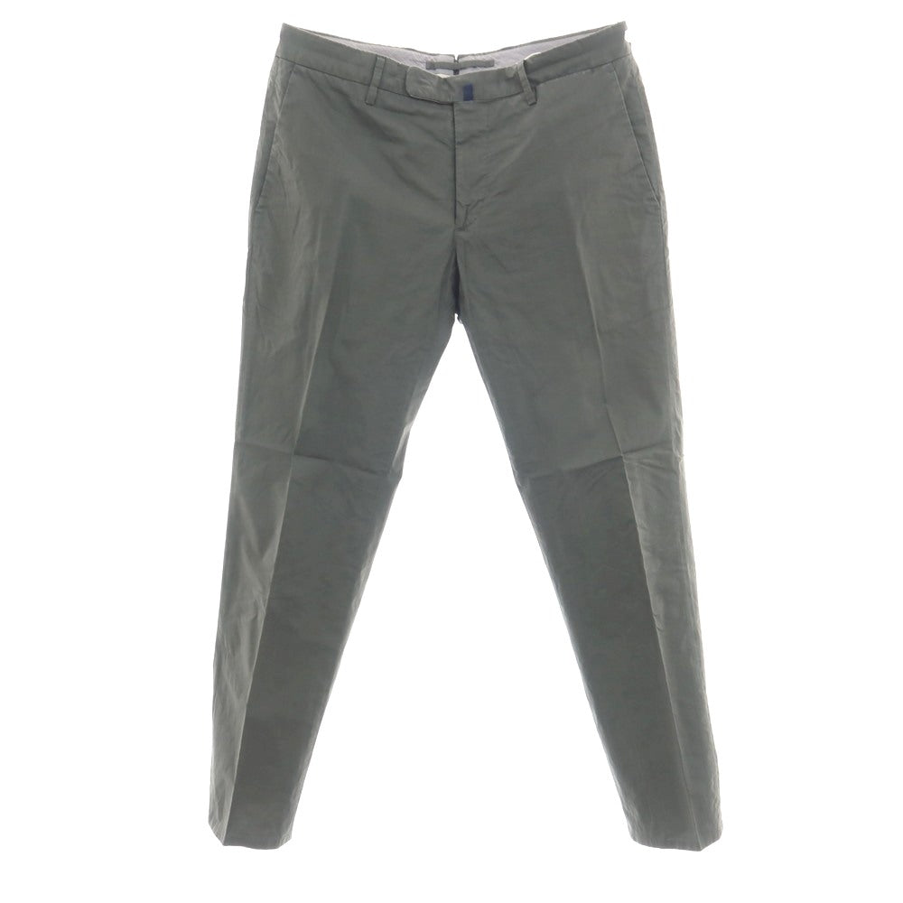 【中古】インコテックス INCOTEX ストレッチ コットン カジュアルスラックスパンツ ダークグレー【サイズ46】【 状態ランクC 】【 メンズ 】