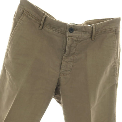 【中古】インコテックス スラックス INCOTEX SLACKS ストレッチ ツイルコットン カジュアルスラックスパンツ カーキブラウン【サイズ31】【 状態ランクC 】【 メンズ 】