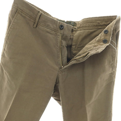【中古】インコテックス スラックス INCOTEX SLACKS ストレッチ ツイルコットン カジュアルスラックスパンツ カーキブラウン【サイズ31】【 状態ランクC 】【 メンズ 】