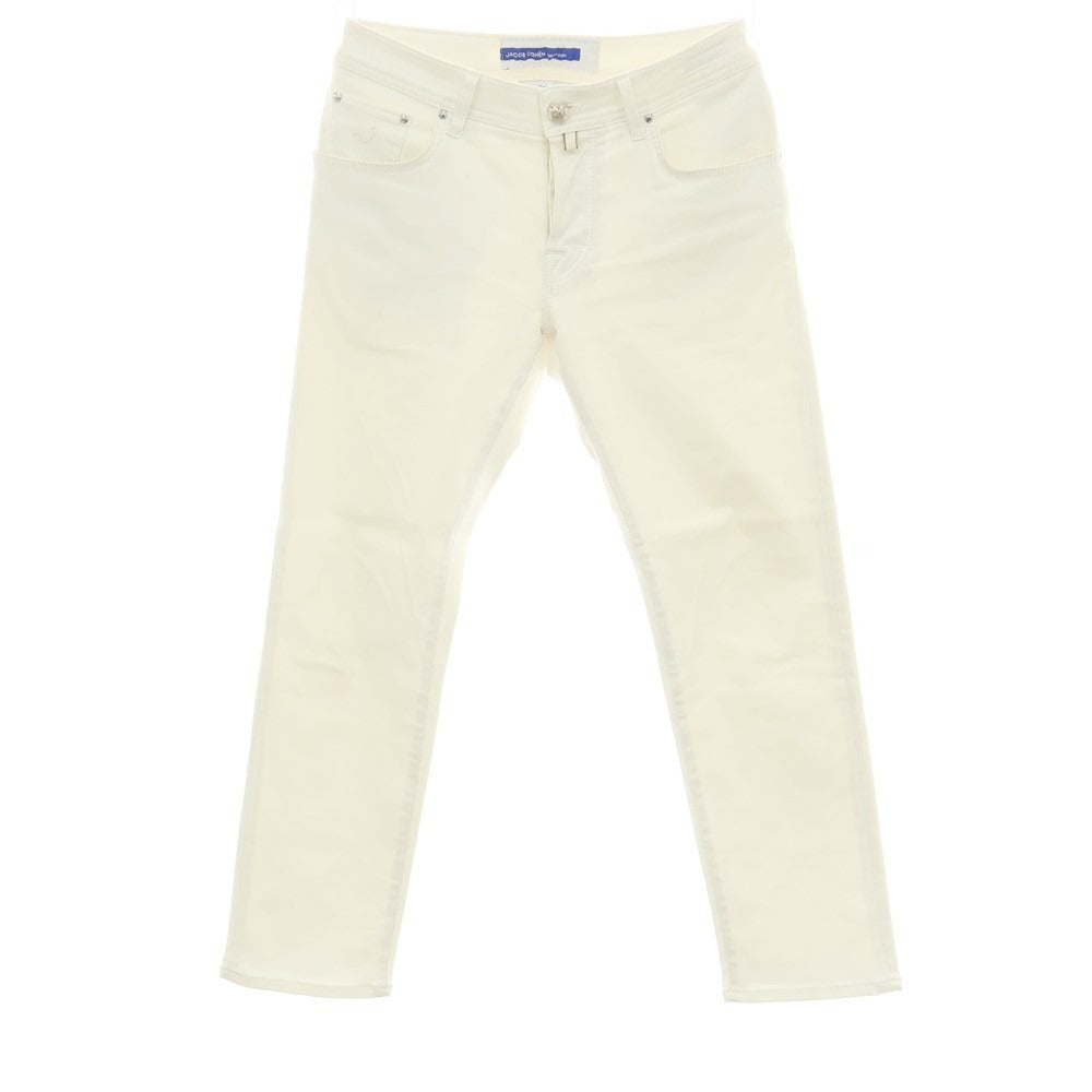【中古】ヤコブコーエン JACOB COHEN NICK ストレッチ コットンポリエステル デニムパンツ ホワイト【サイズ31】【 状態ランクC 】【 メンズ 】