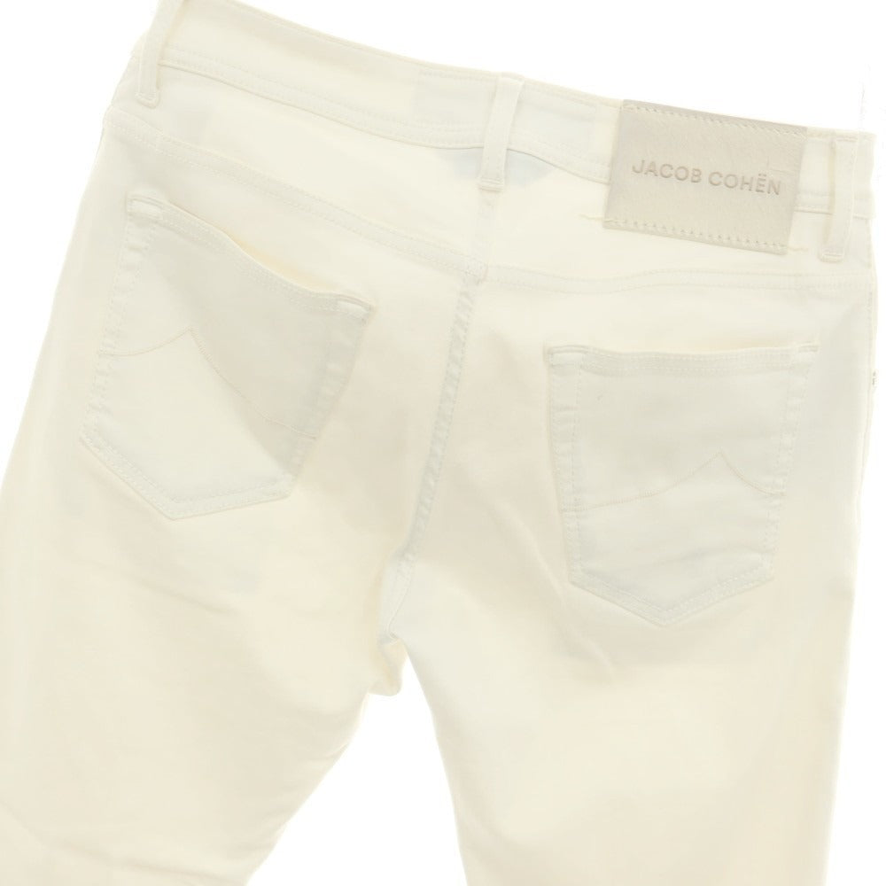 【中古】ヤコブコーエン JACOB COHEN NICK ストレッチ コットンポリエステル デニムパンツ ホワイト【サイズ31】【 状態ランクC 】【 メンズ 】