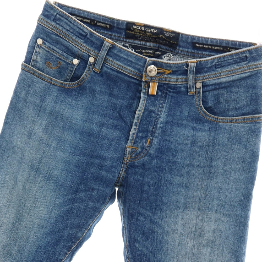 【中古】ヤコブコーエン JACOB COHEN LIMITED EDITION J688 ストレッチ コットン デニムパンツ ジーンズ ブルー【サイズ31】【 状態ランクB 】【 メンズ 】