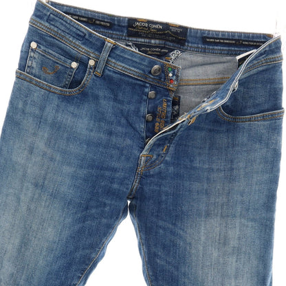 【中古】ヤコブコーエン JACOB COHEN LIMITED EDITION J688 ストレッチ コットン デニムパンツ ジーンズ ブルー【サイズ31】【 状態ランクB 】【 メンズ 】