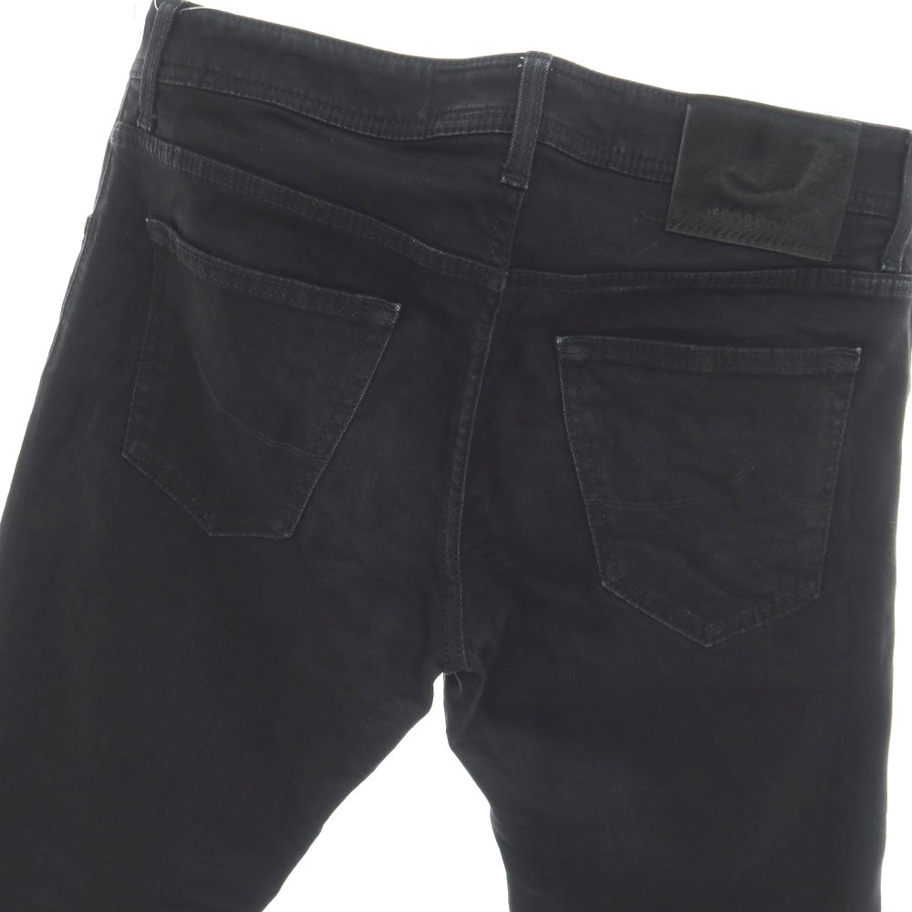 【中古】ヤコブコーエン JACOB COHEN J622 ストレッチ コットンレーヨン デニムパンツ ジーンズ ブラック【サイズ32】【 状態ランクC 】【 メンズ 】