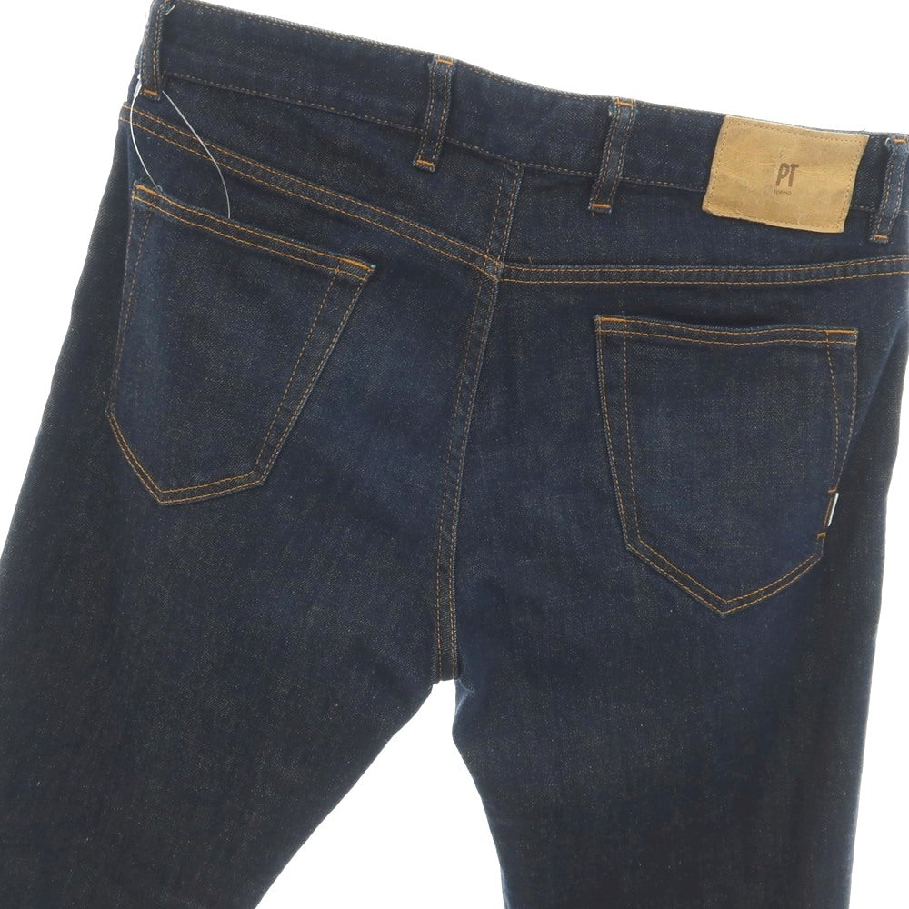 【中古】ピーティートリノ PT TORINO SWING ストレッチ コットン デニムパンツ ジーンズ ネイビー【サイズ34】【 状態ランクB 】【 メンズ 】