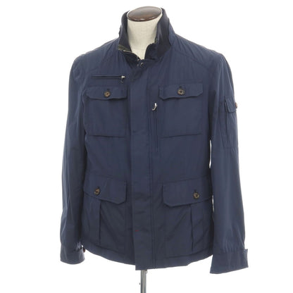 【中古】ブルネロクチネリ Brunello Cucinelli ポリエステルナイロン フィールドジャケット ネイビー【サイズL】【 状態ランクC 】【 メンズ 】