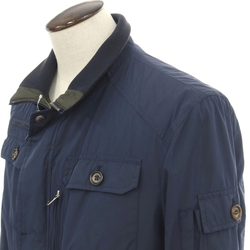 【中古】ブルネロクチネリ Brunello Cucinelli ポリエステルナイロン フィールドジャケット ネイビー【サイズL】【 状態ランクC 】【 メンズ 】
