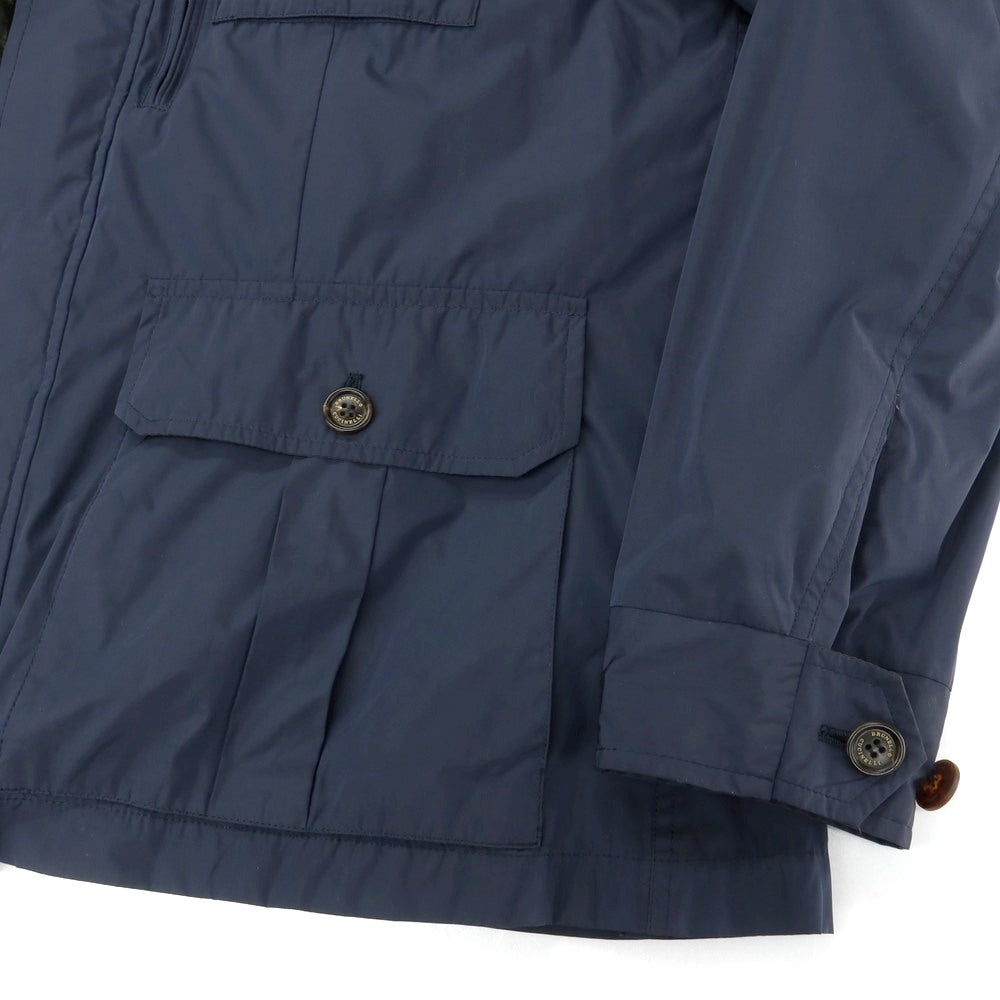 【中古】ブルネロクチネリ Brunello Cucinelli ポリエステルナイロン フィールドジャケット ネイビー【サイズL】【 状態ランクC 】【 メンズ 】