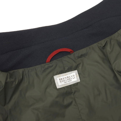 【中古】ブルネロクチネリ Brunello Cucinelli ポリエステルナイロン フィールドジャケット ネイビー【サイズL】【 状態ランクC 】【 メンズ 】