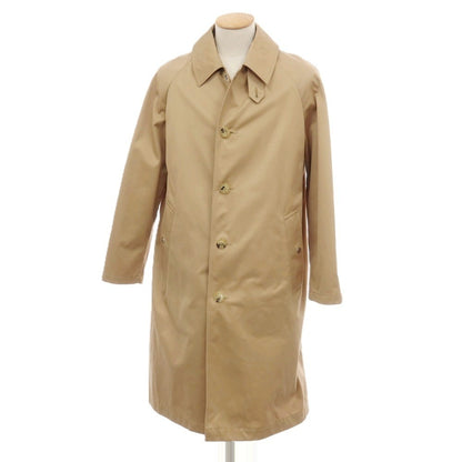 【中古】マッキントッシュ Mackintosh EDIFICE別注 BALNAMOON コットンポリエステル ステンカラーコート ベージュ【サイズ36】【 状態ランクB 】【 メンズ 】