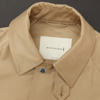 【中古】マッキントッシュ Mackintosh EDIFICE別注 BALNAMOON コットンポリエステル ステンカラーコート ベージュ【サイズ36】【 状態ランクB 】【 メンズ 】
