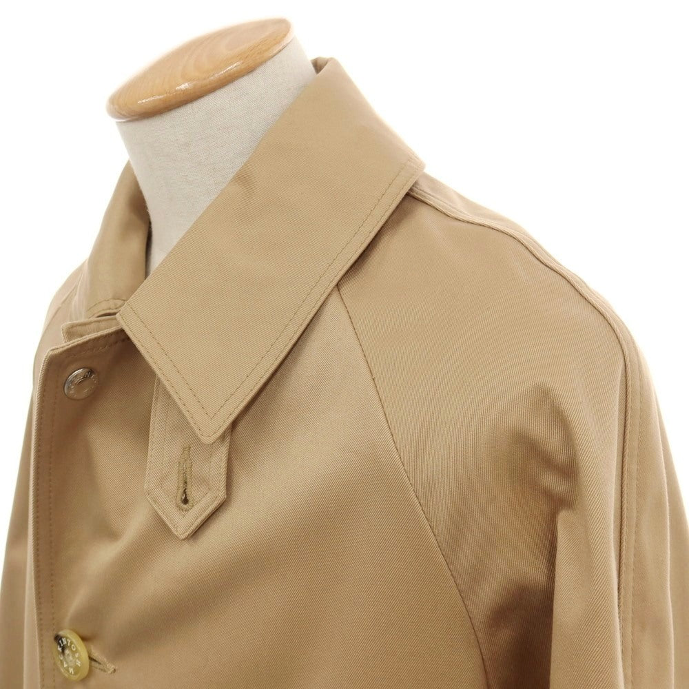 【中古】マッキントッシュ Mackintosh EDIFICE別注 BALNAMOON コットンポリエステル ステンカラーコート ベージュ【サイズ36】【 状態ランクB 】【 メンズ 】