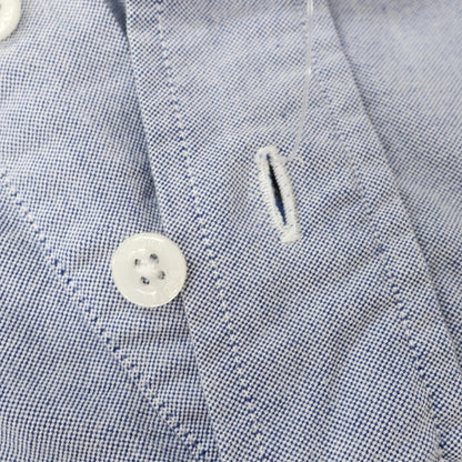 【中古】ブルックスブラザーズ Brooks Brothers オックスフォード コットン ボタンダウン プルオーバー 半袖シャツ ライトブルー【サイズS】【 状態ランクC 】【 メンズ 】