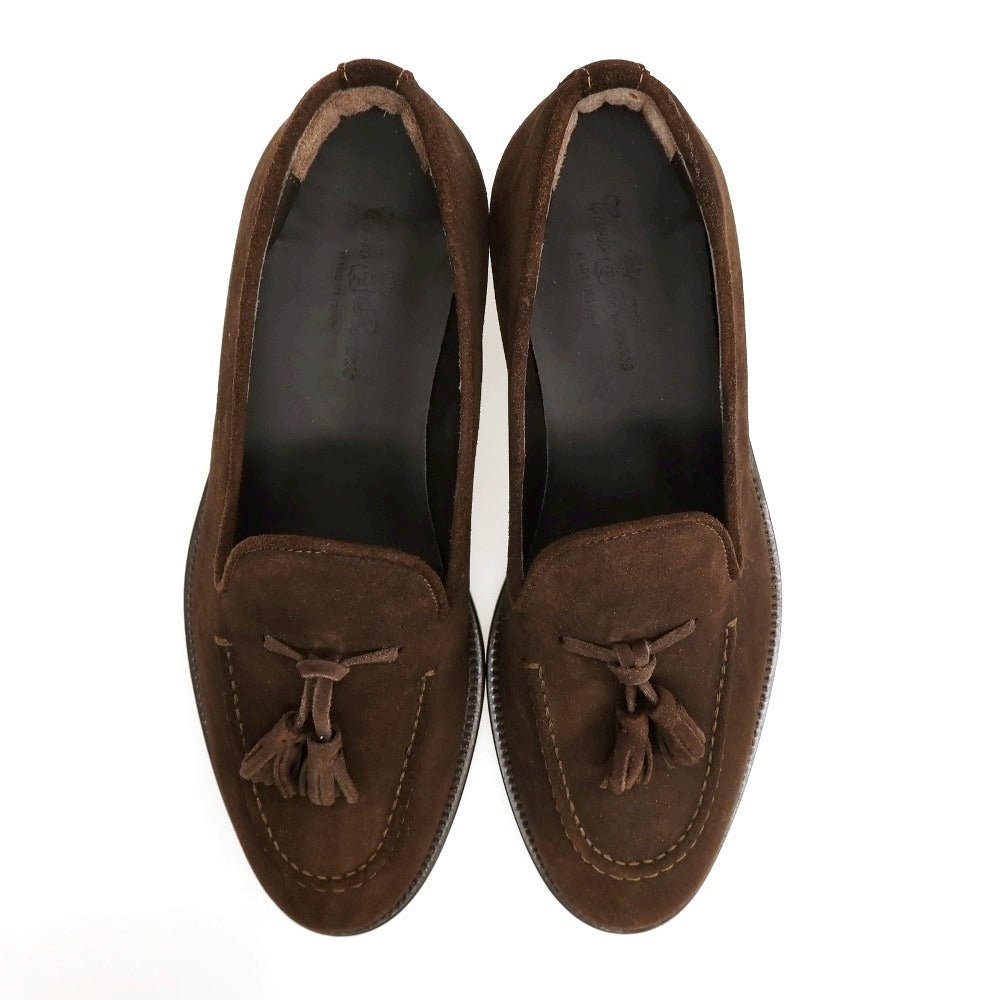 【新品】カルロ フローレンス Carlo Florense スエード ローファー アッシュブラウン【サイズ41】【 状態ランクN 】【 メンズ 】