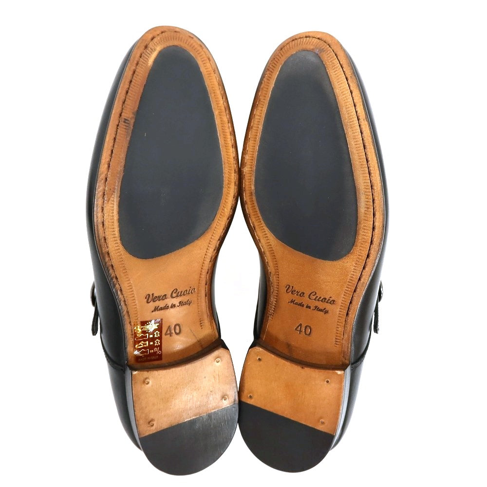【新品】カルロ フローレンス Carlo Florense レザー ドレスシューズ ブラック【サイズ40】【 状態ランクN 】【 メンズ 】