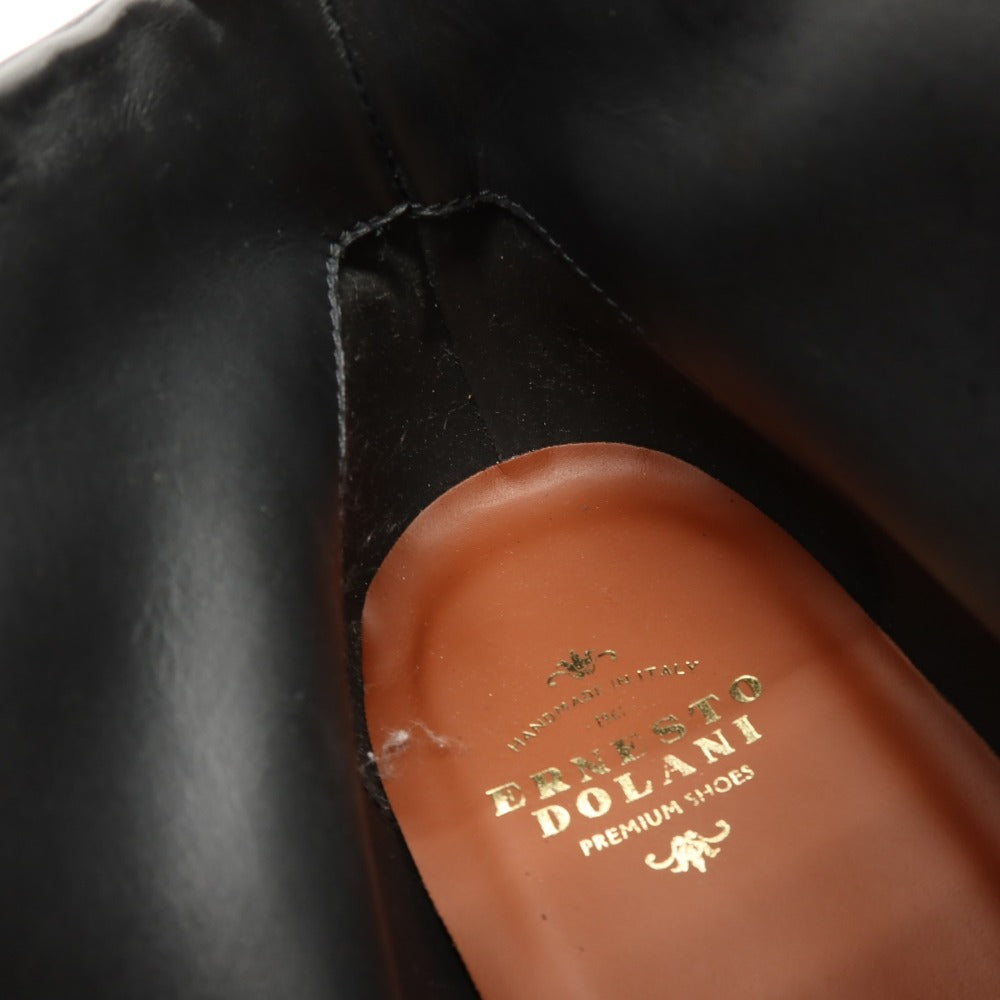 【新品アウトレット】エルネスト ドラーニ ERNESTO DOLANI レザー ブーツ ブラック【サイズ42】【 状態ランクN- 】【 メンズ 】