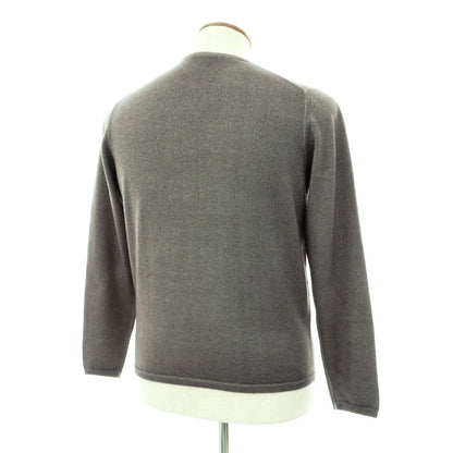 【中古】クルチアーニ CRUCIANI ウール Vネック プルオーバーニット グレー【サイズ46】【 状態ランクB 】【 メンズ 】