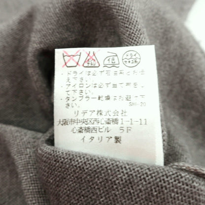 【中古】クルチアーニ CRUCIANI ウール Vネック プルオーバーニット グレー【サイズ46】【 状態ランクB 】【 メンズ 】