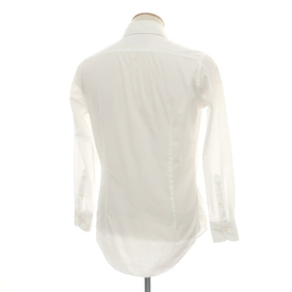 【中古】メイカーズシャツ カマクラ Makers Shirt 鎌倉 コットン ワイドカラー ドレスシャツ ホワイト【サイズ37】【 状態ランクC 】【 メンズ 】