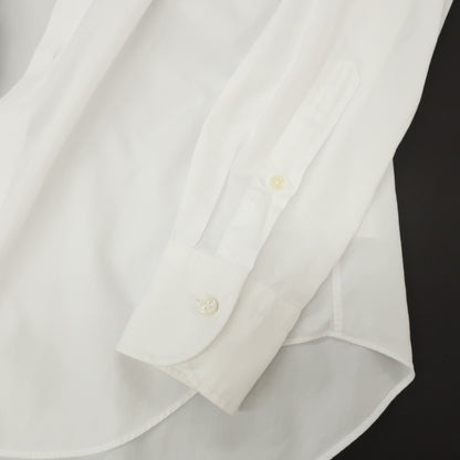 【中古】メイカーズシャツ カマクラ Makers Shirt 鎌倉 コットン ワイドカラー ドレスシャツ ホワイト【サイズ37】【 状態ランクC 】【 メンズ 】