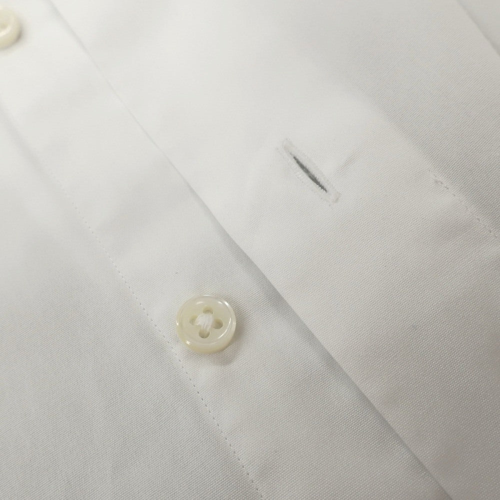 【中古】メイカーズシャツ カマクラ Makers Shirt 鎌倉 コットン ワイドカラー ドレスシャツ ホワイト【サイズ37】【 状態ランクC 】【 メンズ 】
