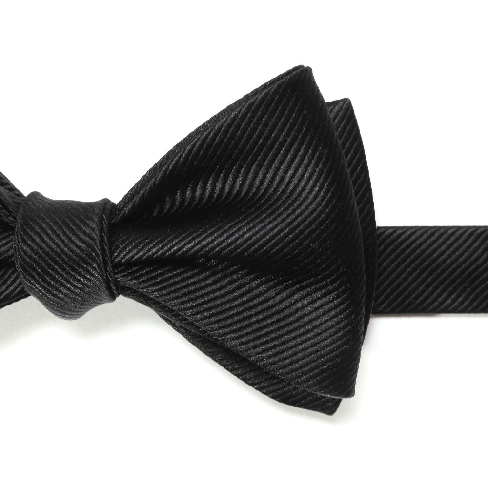 【新品】ココン COCON 刻々 - 無地｜KOKKOKU SOLID 手結び ボウタイ 蝶ネクタイ ブラック（レベル7）【 状態ランクN 】【 メンズ 】
