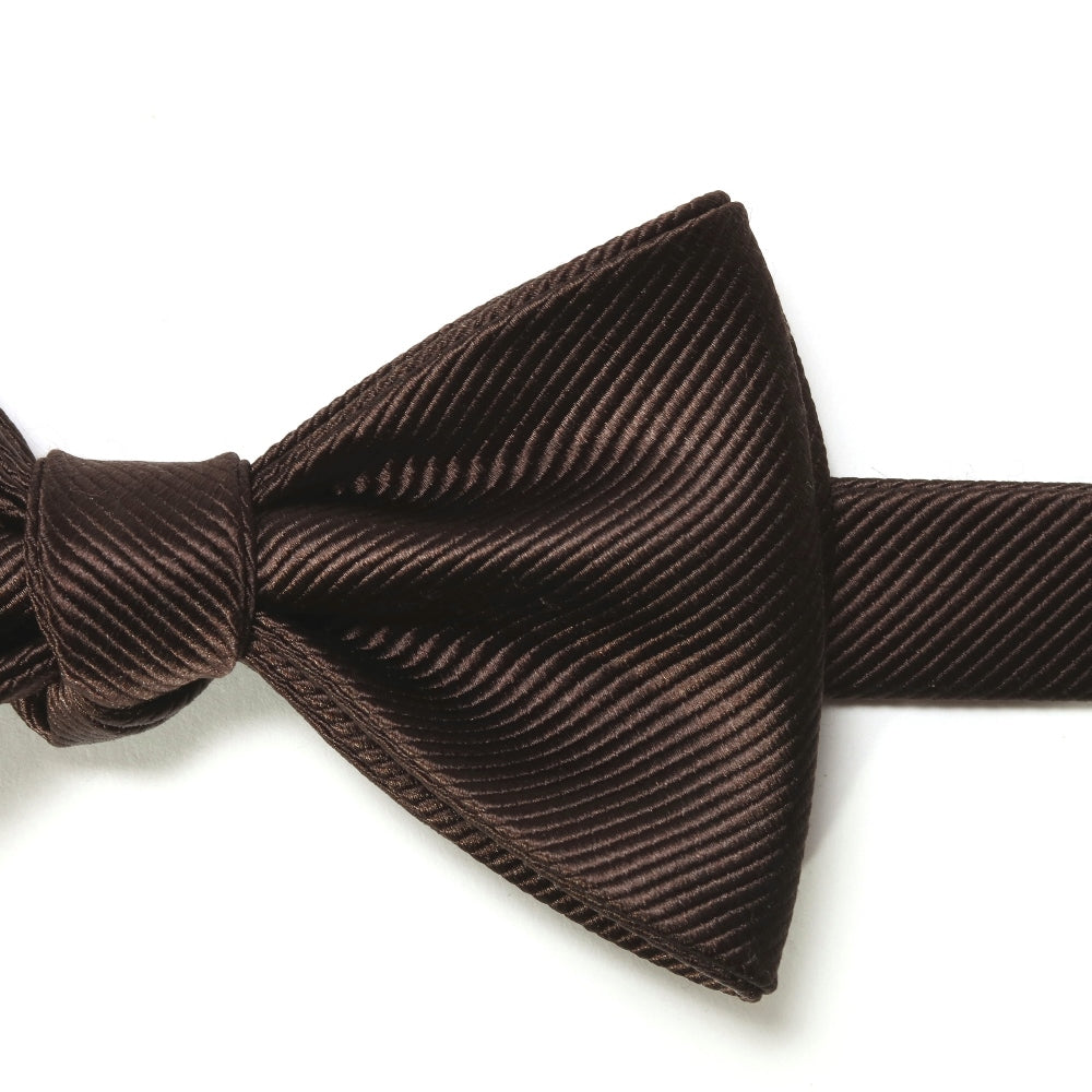 【新品】ココン COCON 刻々 - 無地｜KOKKOKU SOLID 手結び ボウタイ 蝶ネクタイ ブラウン【 状態ランクN 】【 メンズ 】