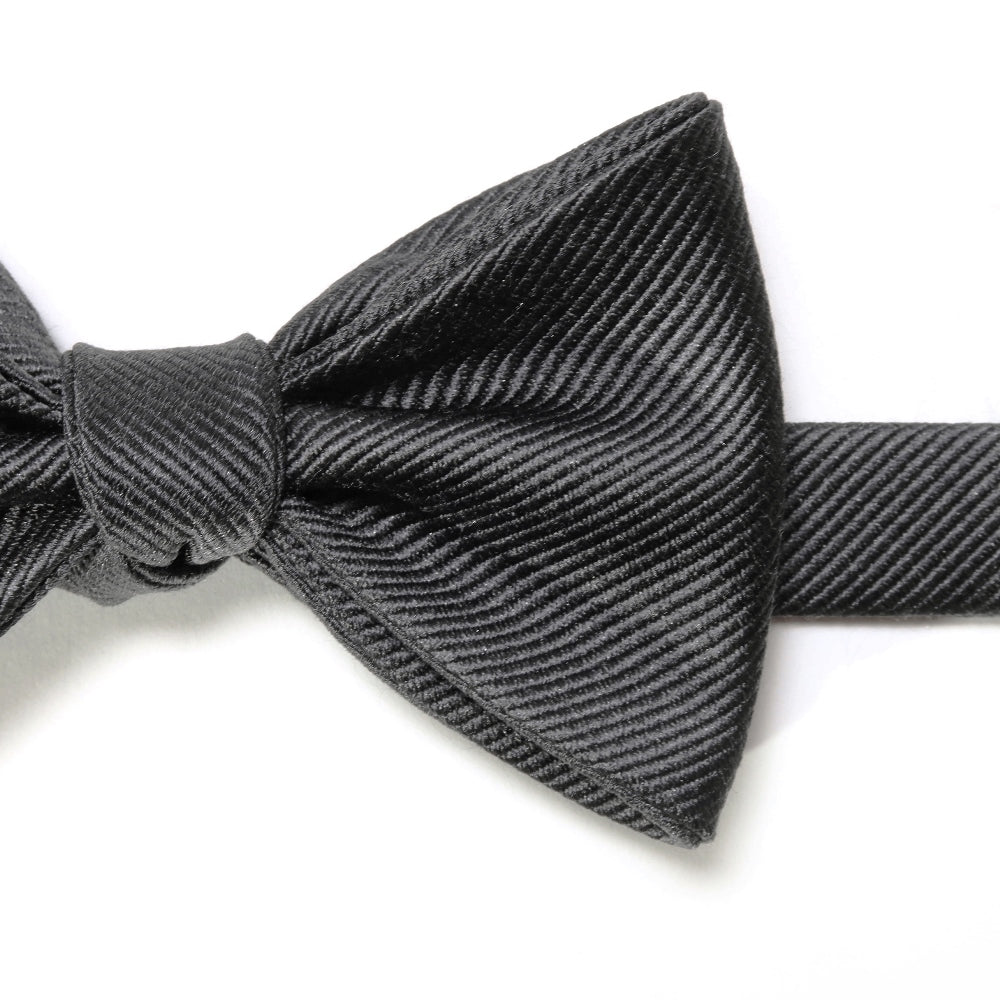 【新品】ココン COCON 刻々 - 無地｜KOKKOKU SOLID 手結び ボウタイ 蝶ネクタイ 杢チャコール【 状態ランクN 】【 メンズ 】