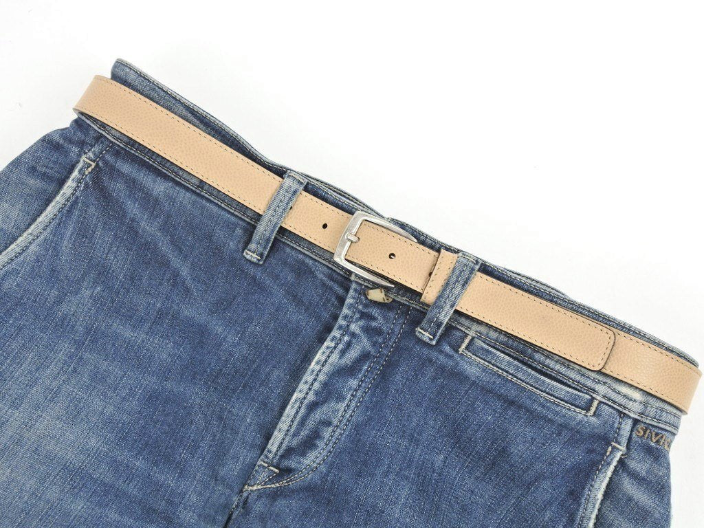 [Used] [Unused] TIBERIO FERRETTI Belt
 Beige [Size 85] [BEI] [S/S/A/W] [Condition Rank S] [Men&