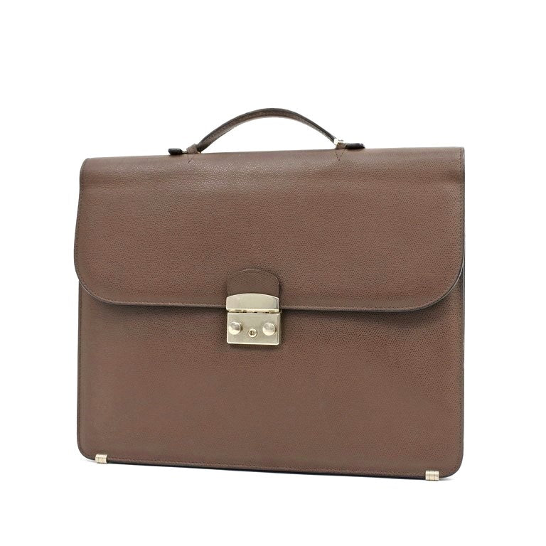 [Final price] [Used] Andrea DAMICO Leather Briefcase Brown [W39 x H31 x D8] [BRW] [S/S/A/W] [Condition Rank C] [Men&