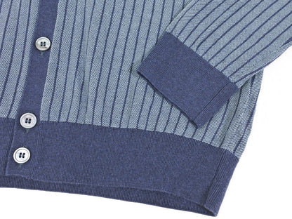 [Used] GRAN SASSO cardigan
 Navy x Dal Sax [Size 50] [BLU] [S/S/A/W] [Condition Rank B] ​​[Men&