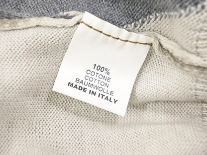 [Used] GRAN SASSO pullover knit
 Khaki brown x gray [Size 48] [GRY] [S/S] [Condition rank B] ​​[Men&
