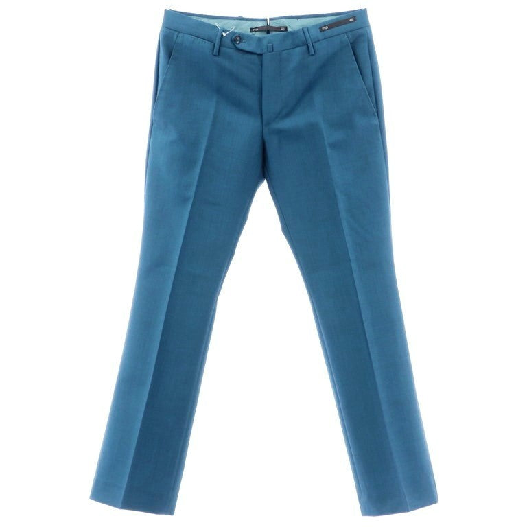 [New] PT01 Mohair-blend wool semi-flared slacks, blue-green [Size 46] [BLU] [S/S] [Condition rank N] [Men&