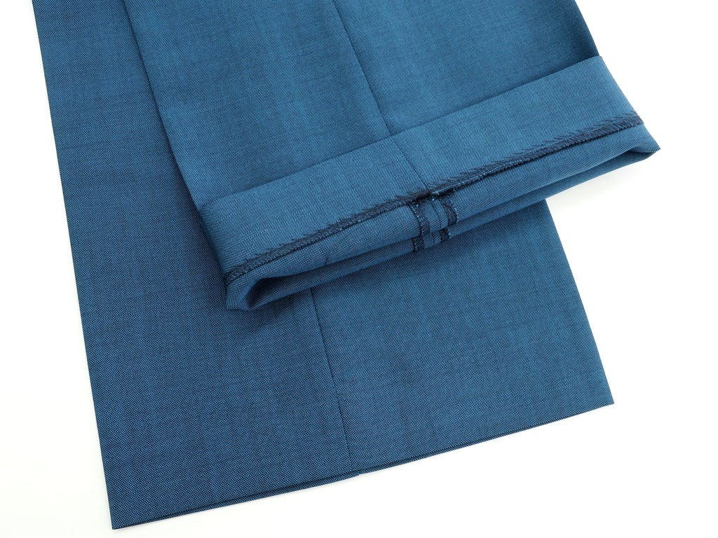 [New] PT01 Mohair-blend wool semi-flared slacks, blue-green [Size 46] [BLU] [S/S] [Condition rank N] [Men&