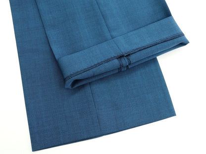 [New] PT01 Mohair-blend wool semi-flared slacks, blue-green [Size 46] [BLU] [S/S] [Condition rank N] [Men&