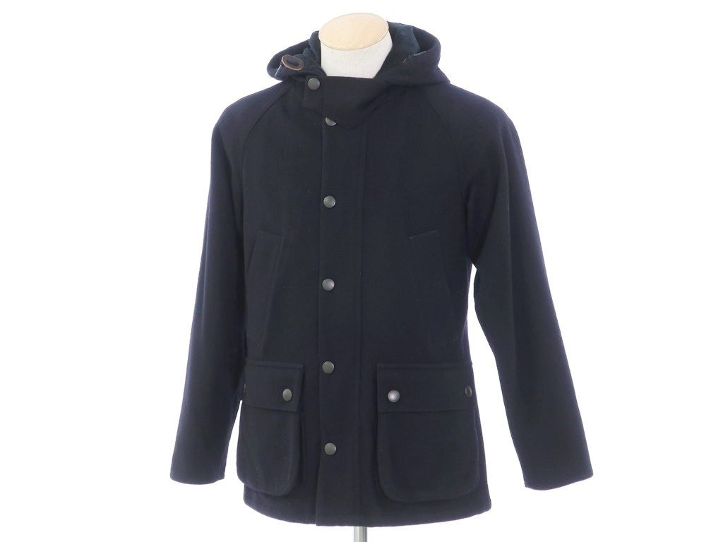 [Used] Barbour Wool Field Jacket SL BEDALE Hooded Wool Navy [Size 34] [NVY] [A/W] [Condition Rank B] ​​[Men&