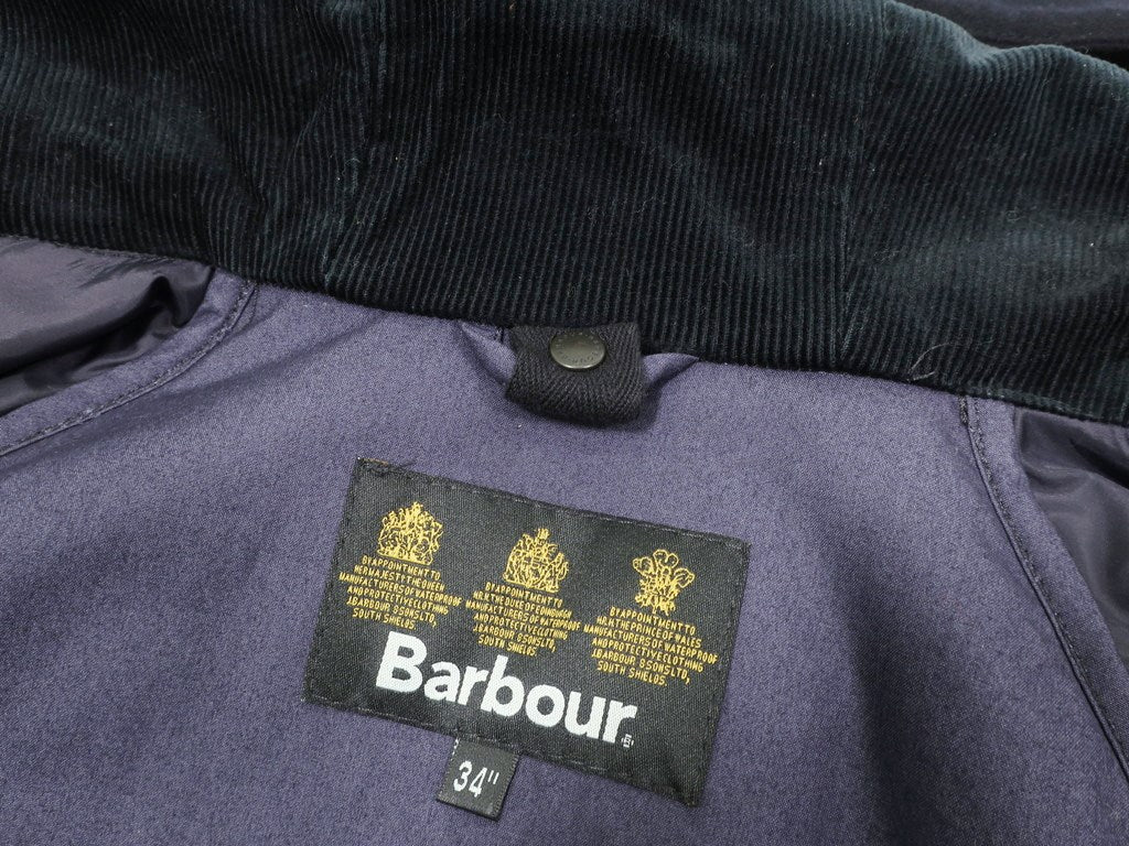 [Used] Barbour Wool Field Jacket SL BEDALE Hooded Wool Navy [Size 34] [NVY] [A/W] [Condition Rank B] ​​[Men&