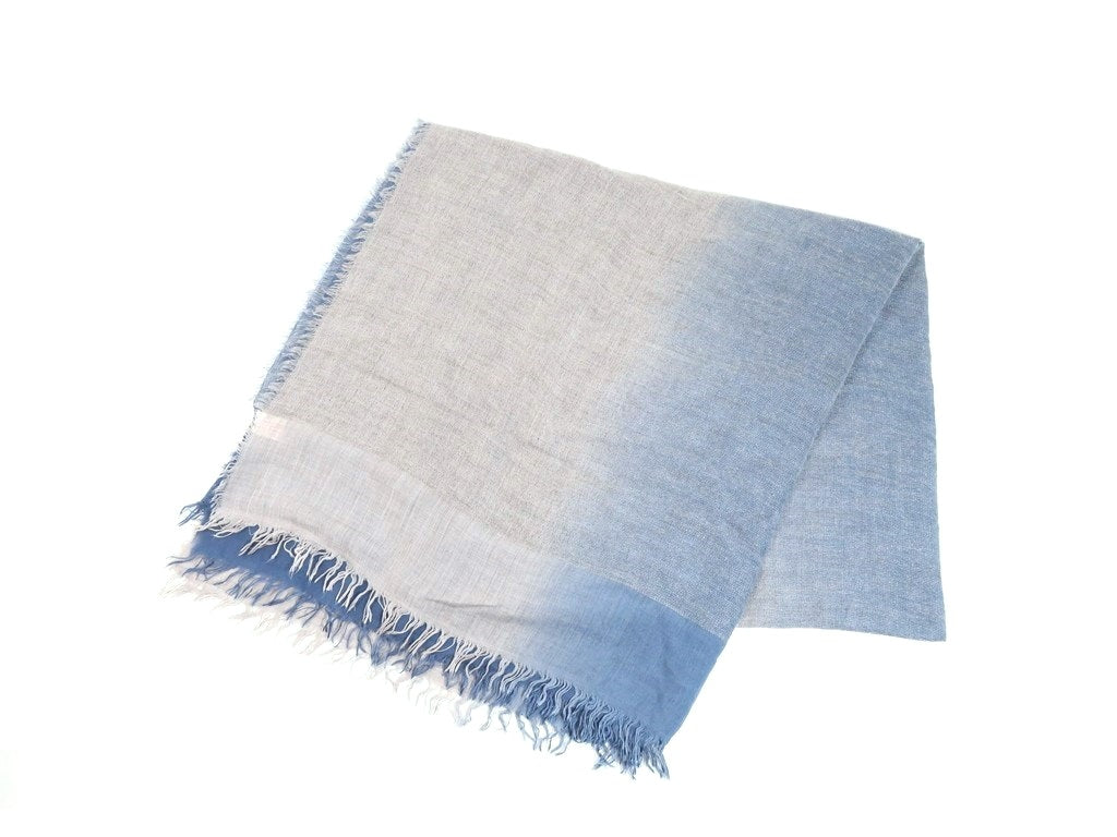 [Used] Altea scarf
 Blue x Gray [BLU] [A/W] [Condition Rank B] ​​[Men&