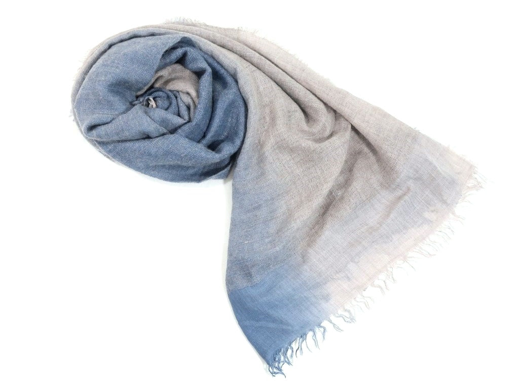 [Used] Altea scarf
 Blue x Gray [BLU] [A/W] [Condition Rank B] ​​[Men&