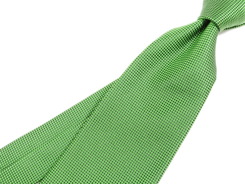 [Used] FAIRFAX plain tie
 Green [GRN] [S/S/A/W] [Condition Rank B] ​​[Men&