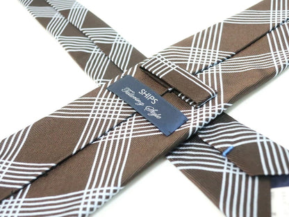 [Used] SHIPS Checkered Necktie
 
Brown x Sax [BRW] [S/S/A/W] [Condition Rank A] [Men&